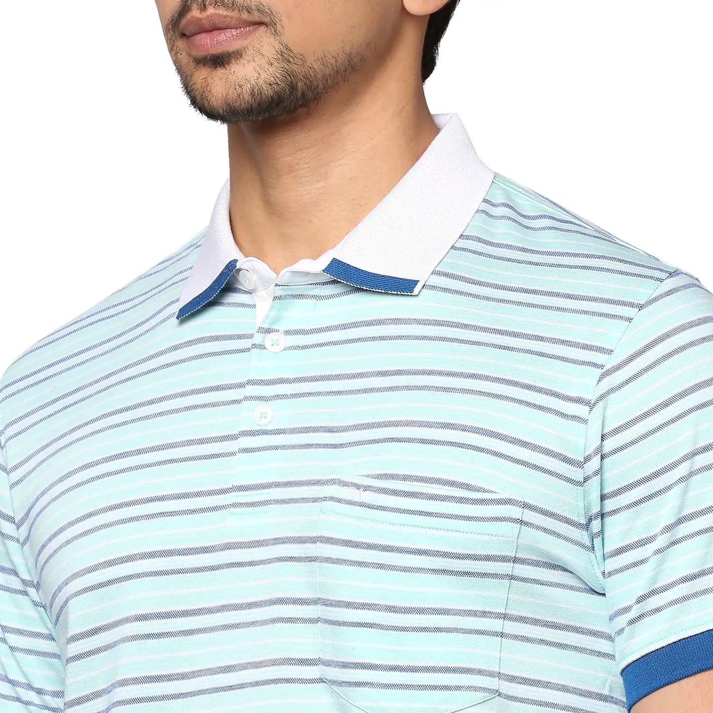 Men Slim Fit Medium Grey Polo