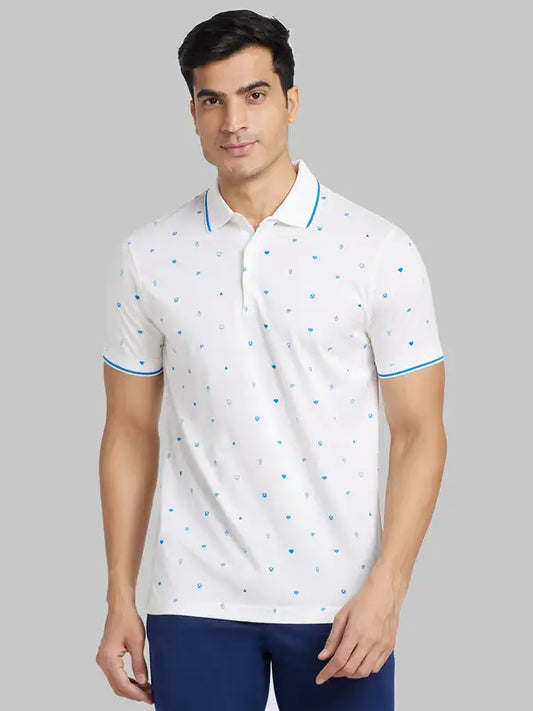 Men Tailored Fit Blue Shirt