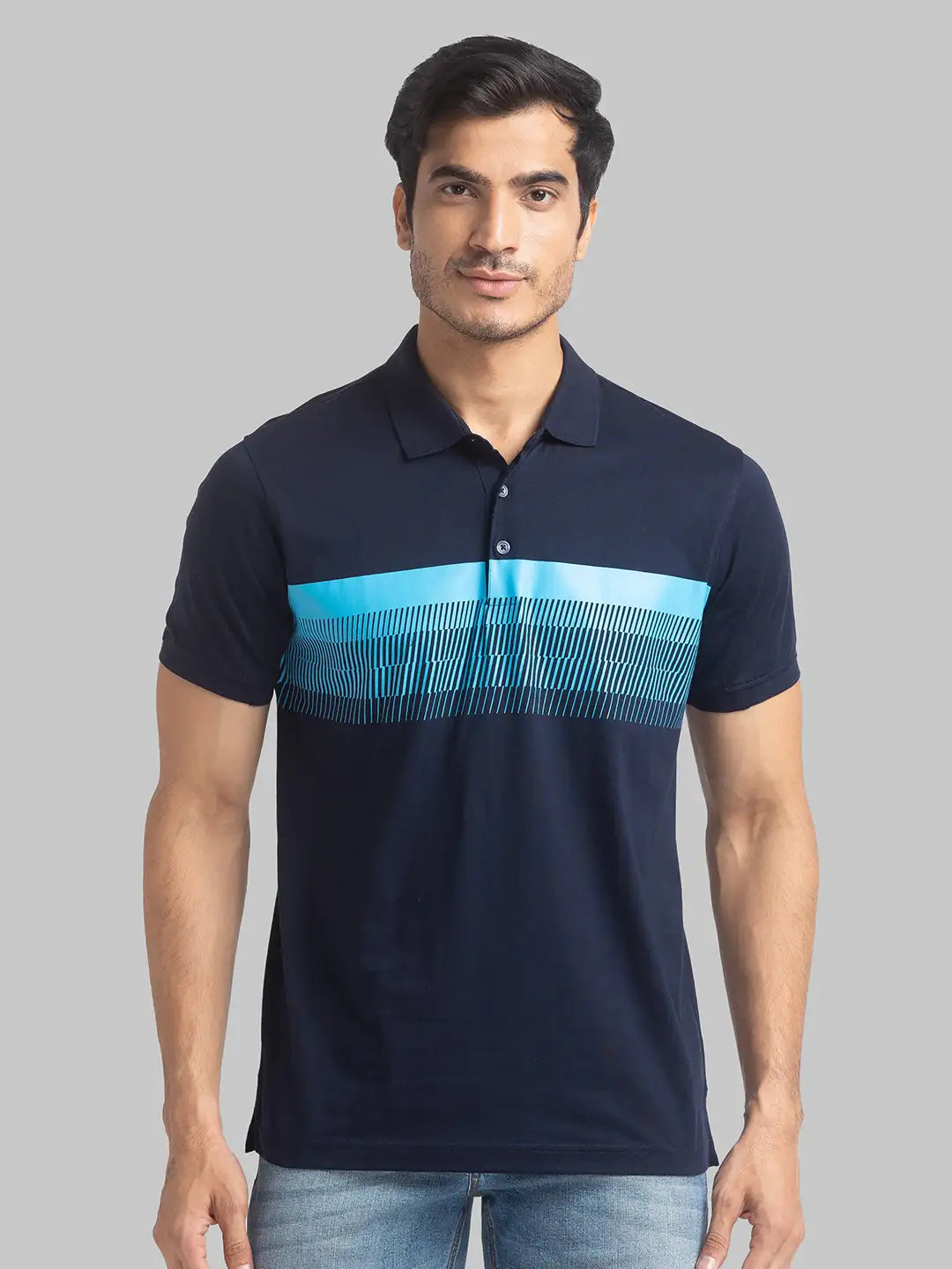 Men Regular fit Dark Blue Shirt