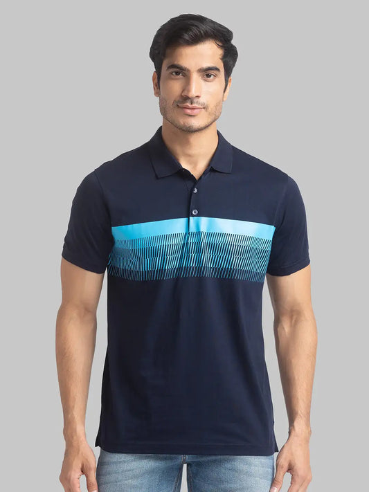 Men Regular fit Dark Blue Shirt