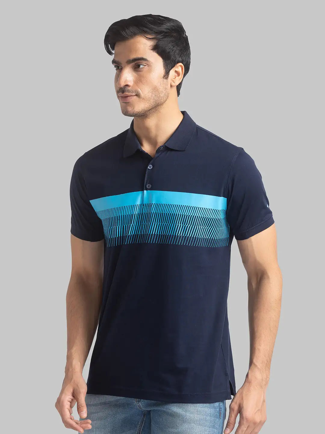 Men Regular fit Dark Blue Shirt