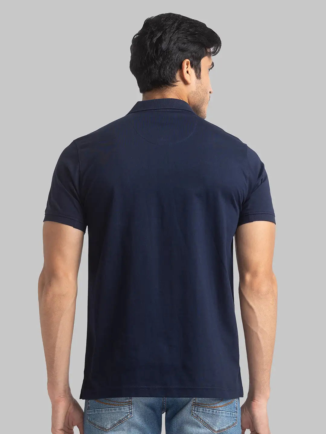 Men Regular fit Dark Blue Shirt