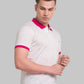 Men Slim Fit Blue T-Shirt & Polo