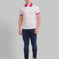 Men Slim Fit Blue T-Shirt & Polo