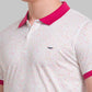 Men Slim Fit Blue T-Shirt & Polo