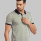 Men Slim Fit Blue T-Shirt & Polo