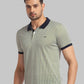 Men Slim Fit Blue T-Shirt & Polo