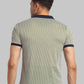 Men Slim Fit Blue T-Shirt & Polo
