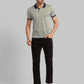 Men Slim Fit Blue T-Shirt & Polo