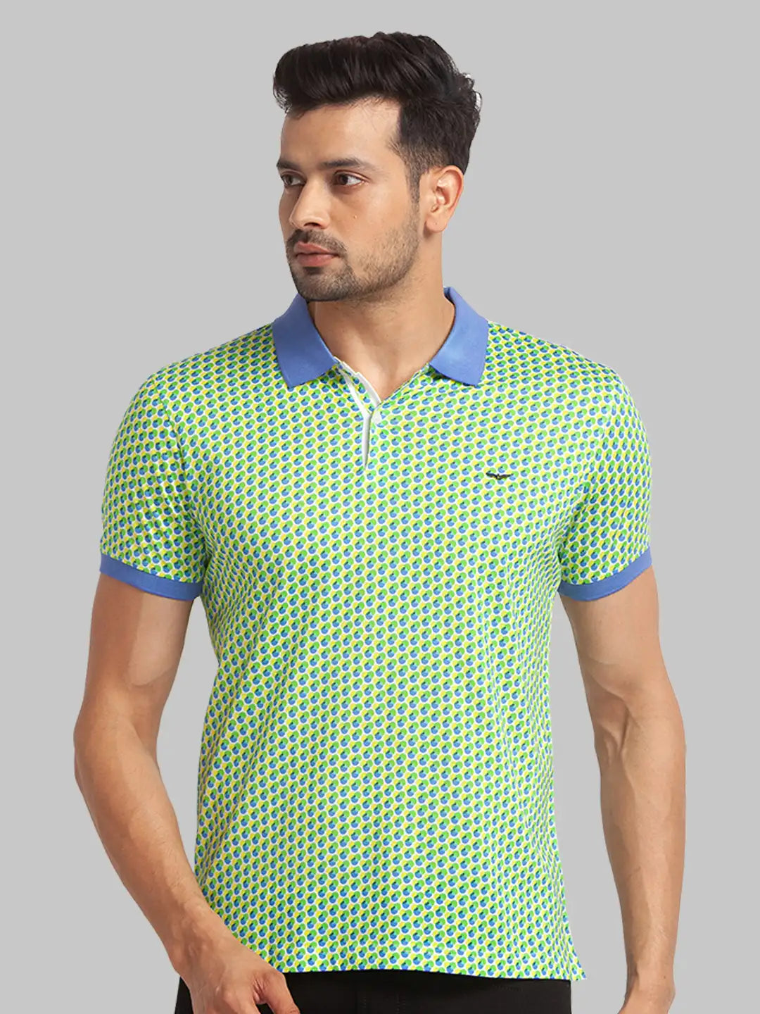 Men Slim Fit Red T-Shirt & Polo
