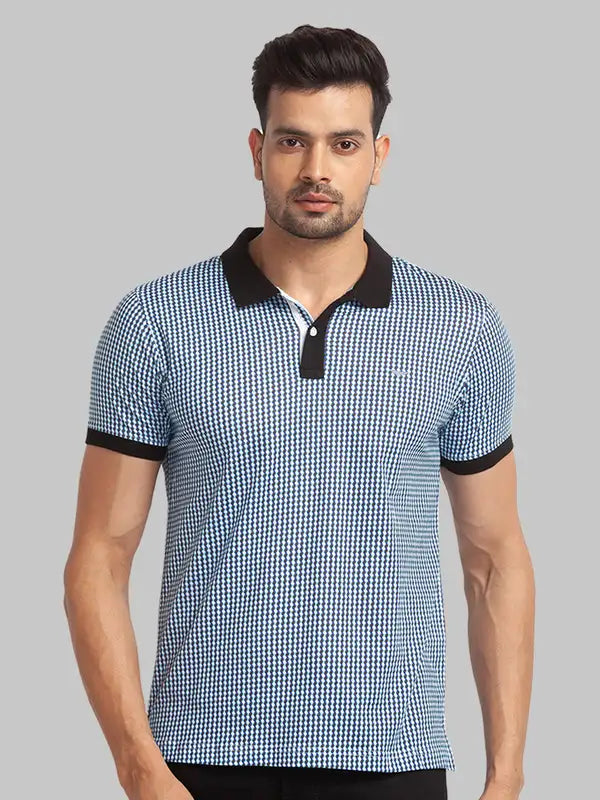Men Slim Fit White T-Shirt