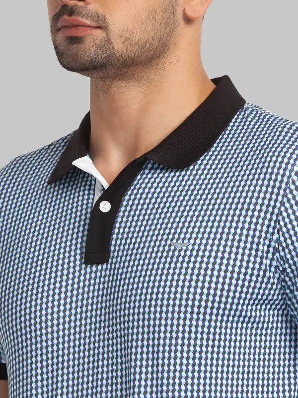 Men Slim Fit White T-Shirt