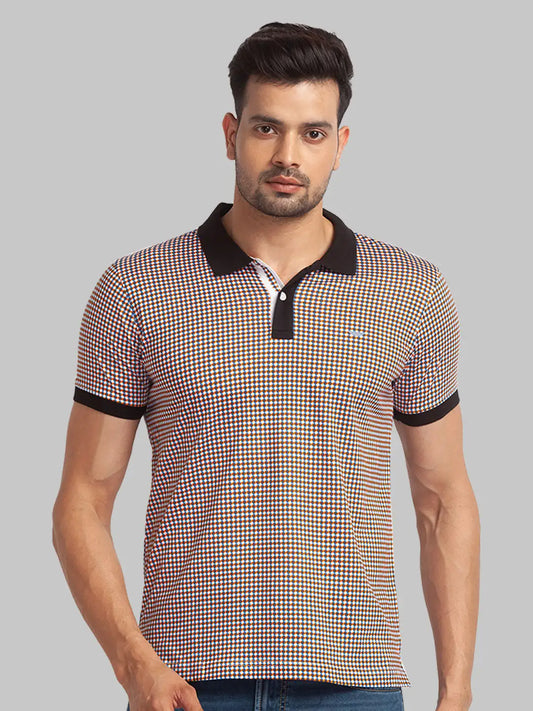 Men Regular Fit Light Orange Shirt