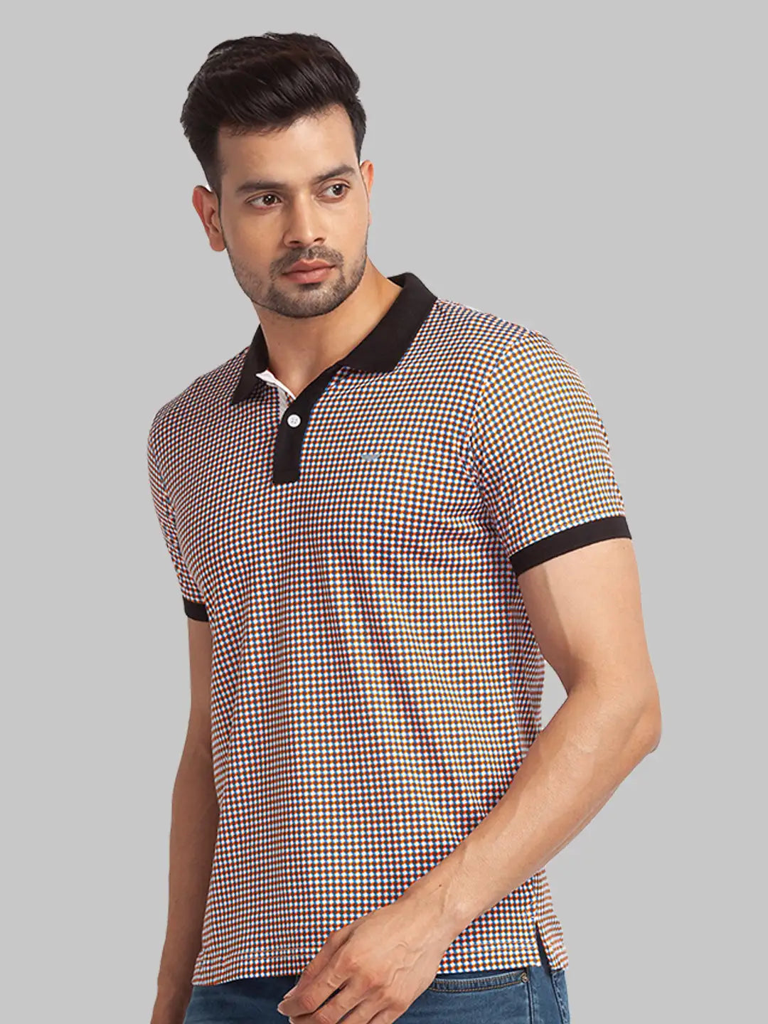 Men Regular Fit Light Orange Shirt