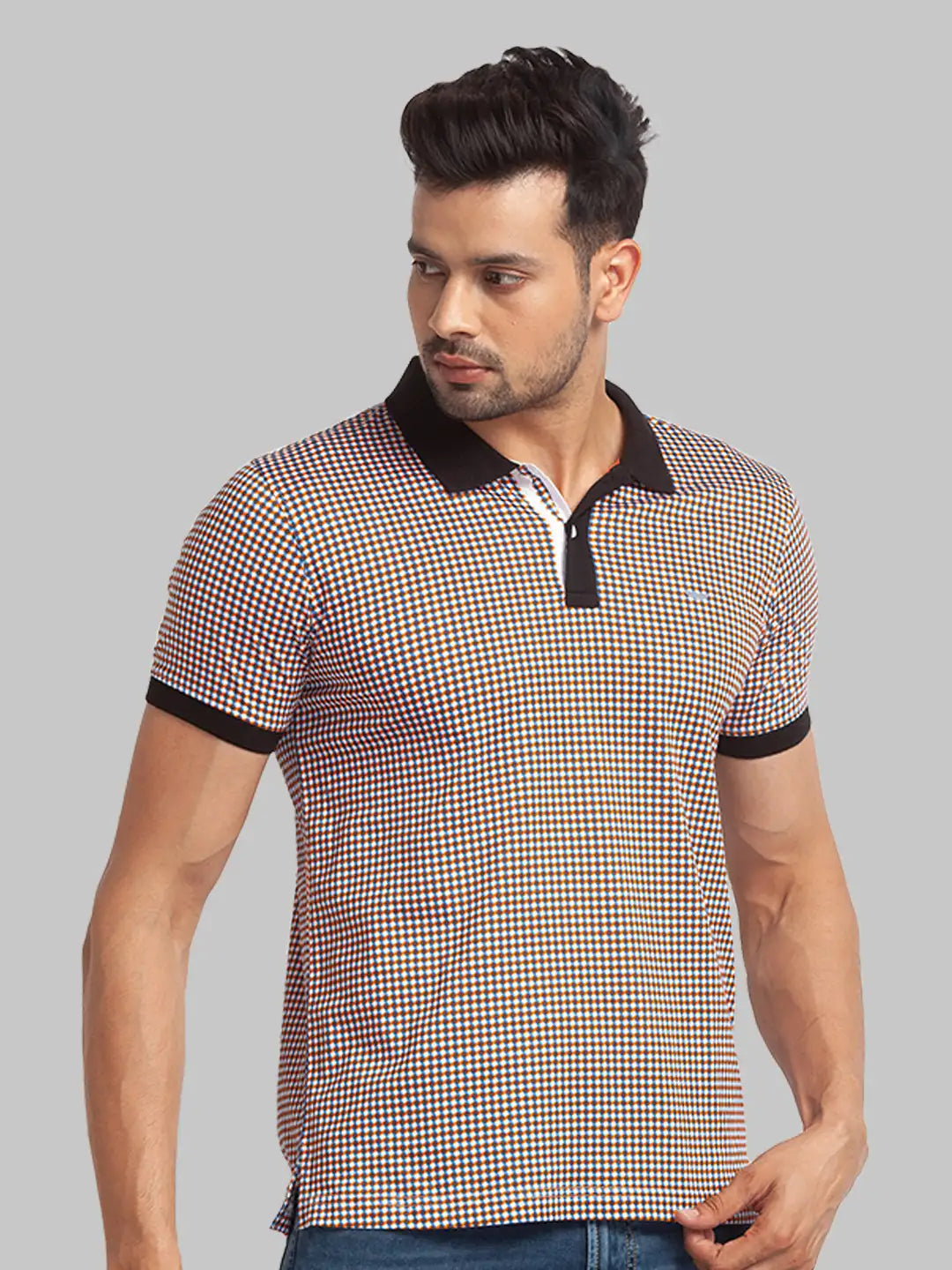 Men Regular Fit Light Orange Shirt