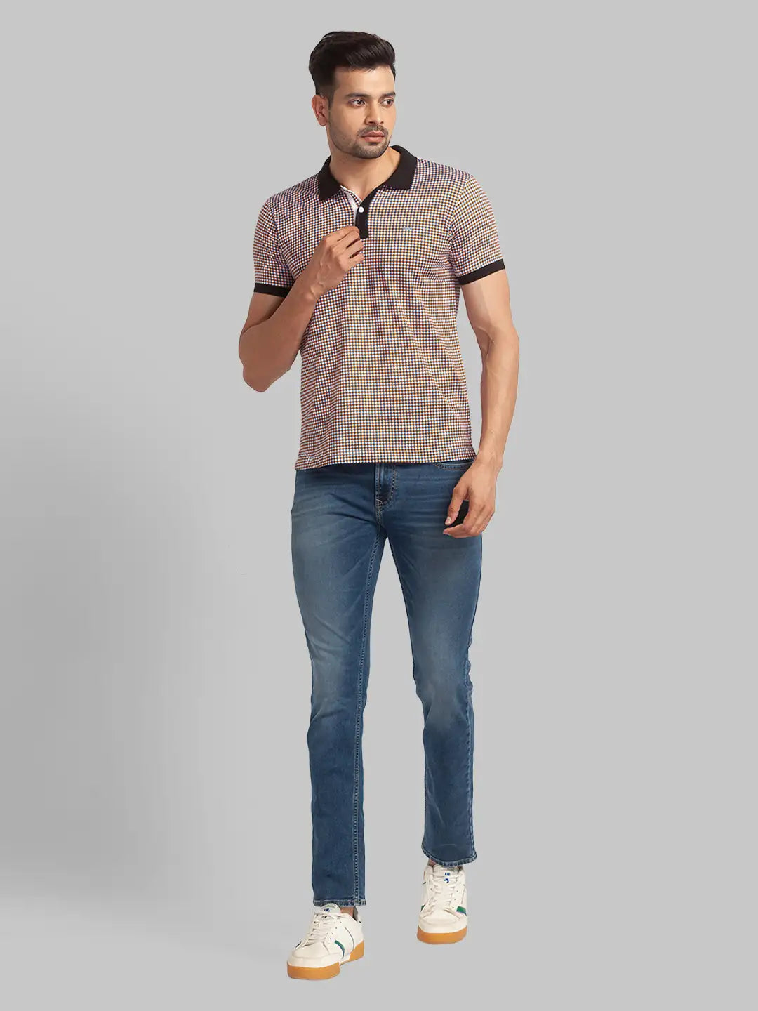 Men Regular Fit Light Orange Shirt