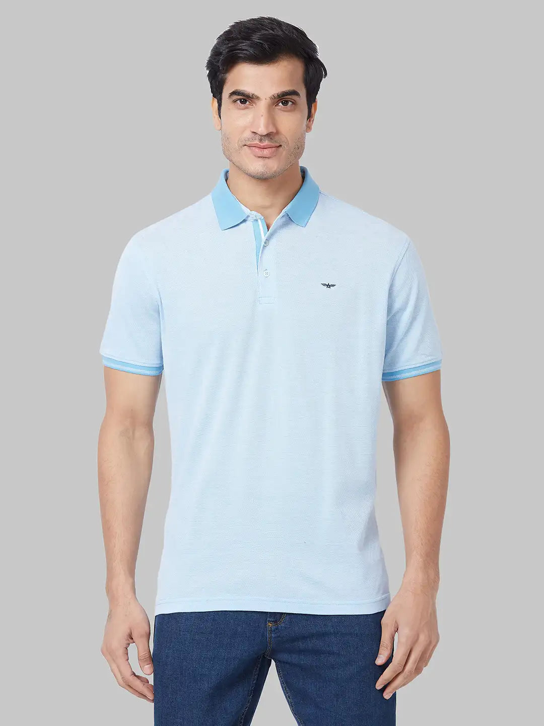 Men Slim Fit Red T-Shirt