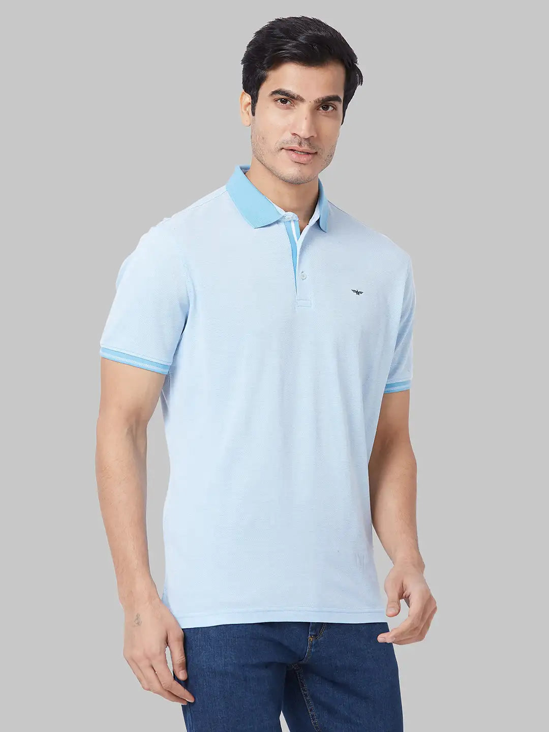 Men Slim Fit Red T-Shirt