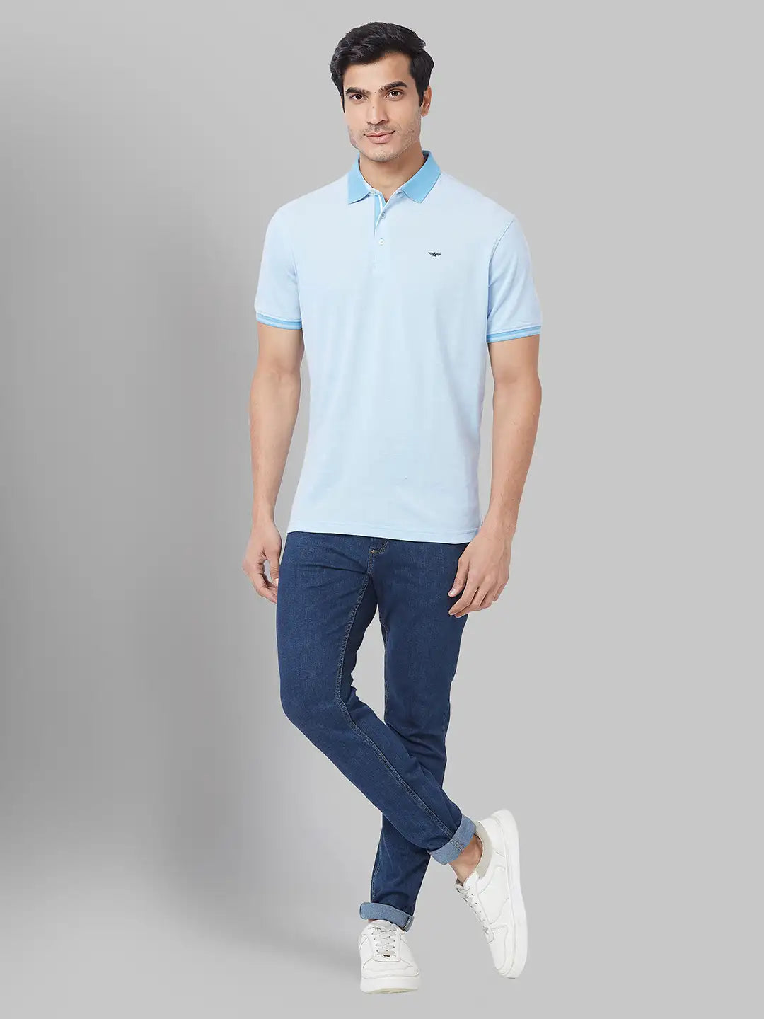 Men Slim Fit Red T-Shirt