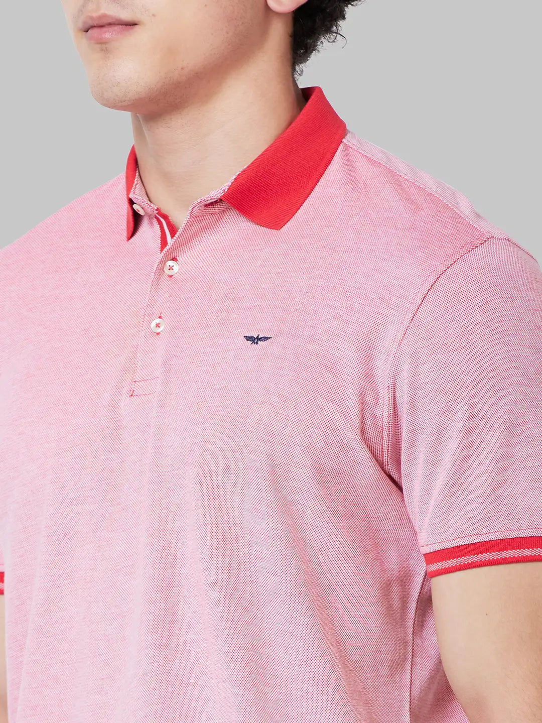 Men Slim Fit Yellow T-Shirt