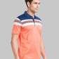 Men Slim Fit Blue T-Shirt