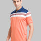 Men Slim Fit Blue T-Shirt