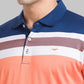 Men Slim Fit Blue T-Shirt