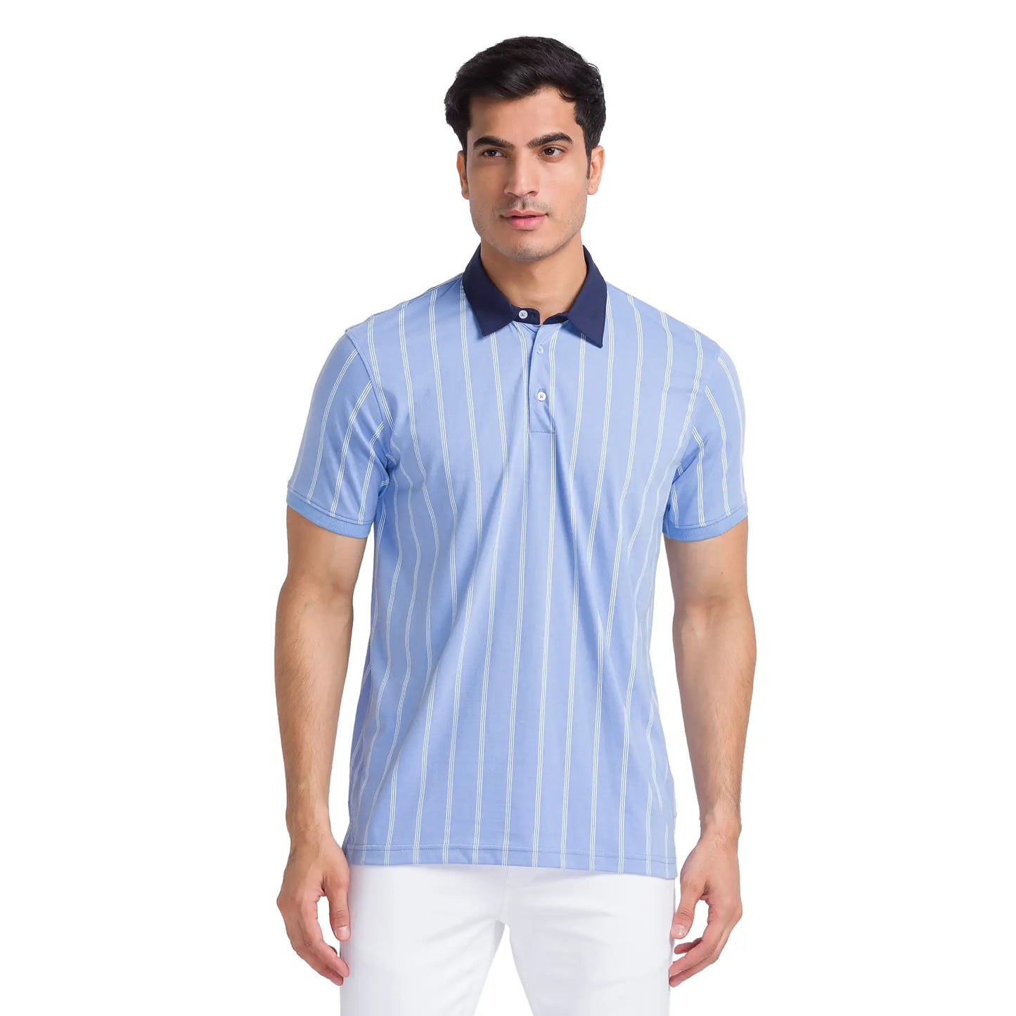 Men Regular Fit Light Blue Shirt