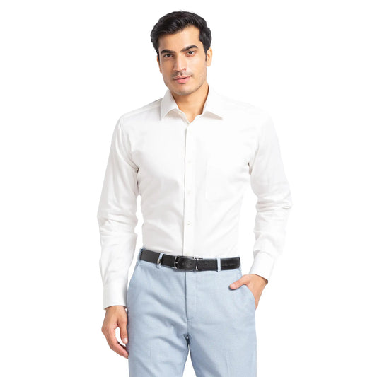 Men Regular Fit Light Blue Shirt