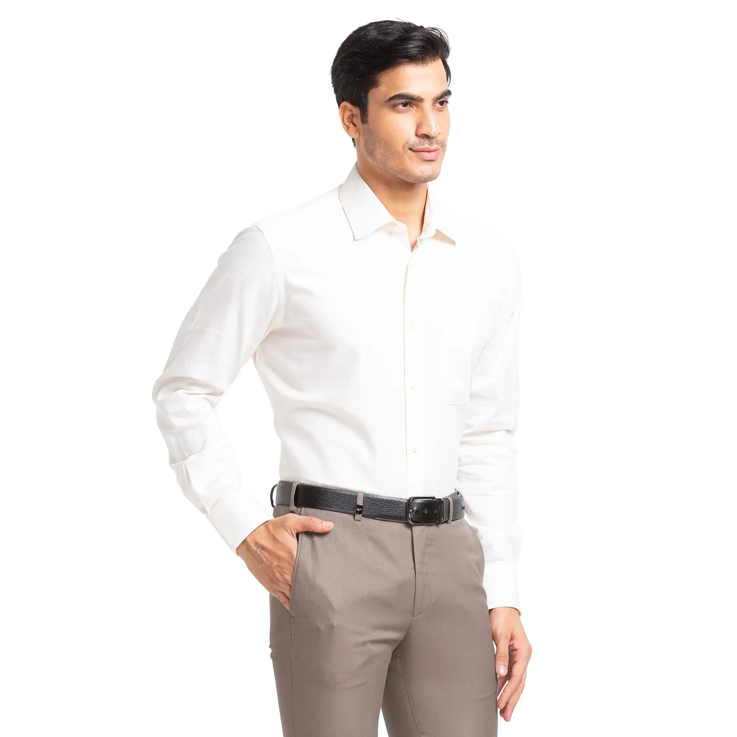 Men Regular Fit Light Blue Shirt