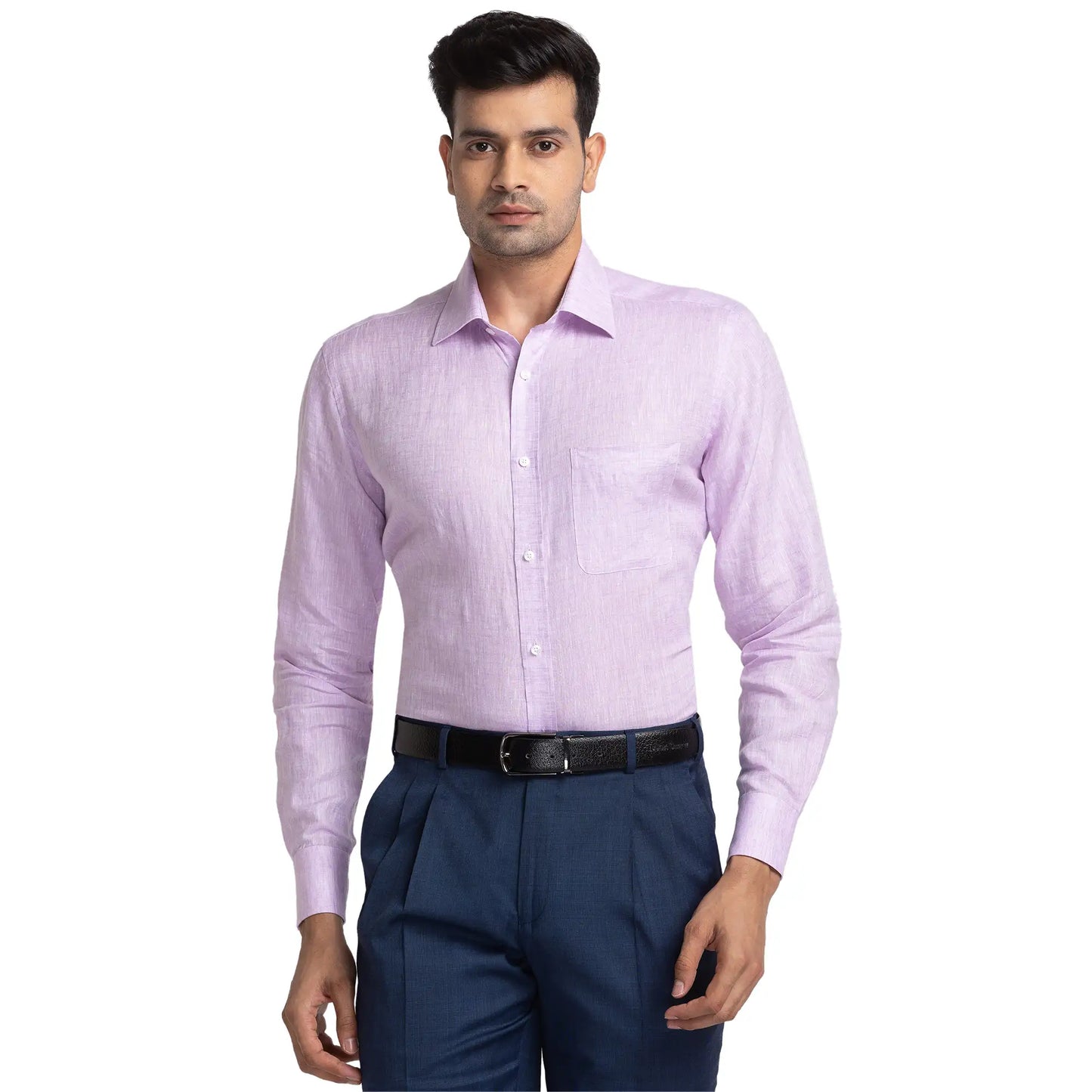 Men Regular Fit Light Green Shirt