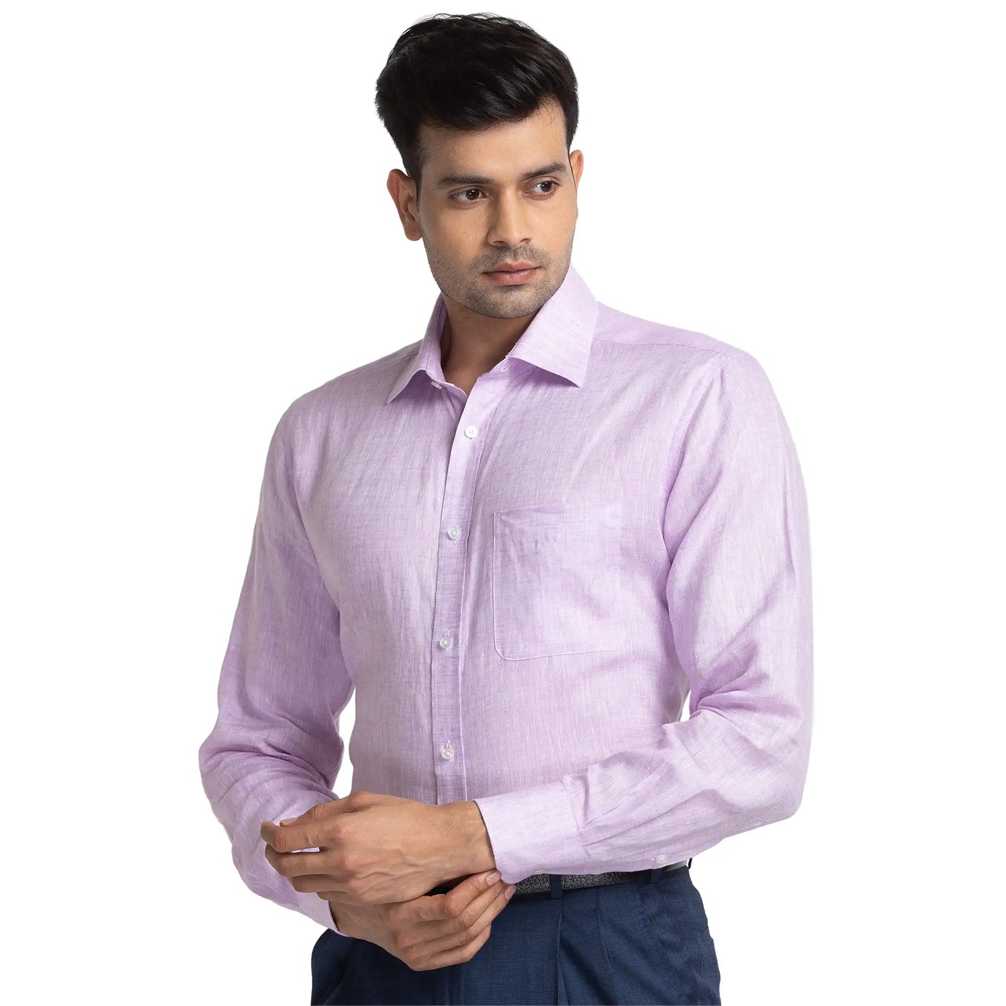 Men Regular Fit Light Green Shirt