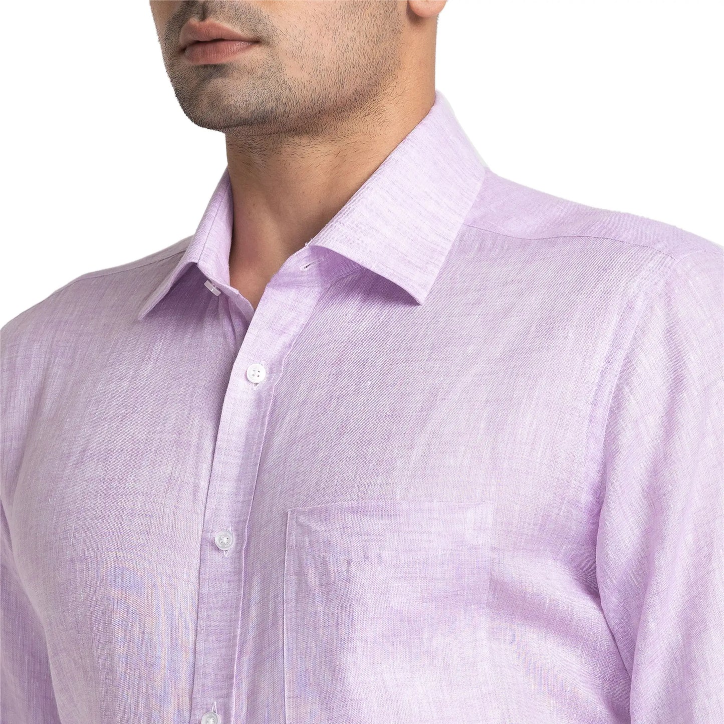 Men Regular Fit Light Green Shirt