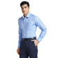 Park Avenue Men Green Structure Luxus Fit Cotton Full Sleeve Shirt