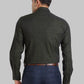 Park Avenue Men Violet Solid Luxus Fit Cotton Full Sleeve Shirt