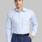 Men Violet Luxus Fit Structure  Cotton Full Sleeve Regular Collar Shirts