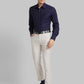 Men Yellow Luxus Fit Solid  Cotton Full Sleeve Regular Collar Shirts