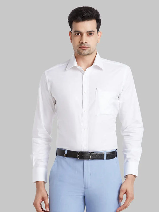 Men Violet Regular Fit Stripe  Cotton Full Sleeve Ainsley Collar Shirts