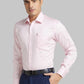 Park Avenue Men Red Structure Regular Fit Cotton Full Sleeve Ainsley Collar Shirt