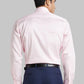 Park Avenue Men Red Structure Regular Fit Cotton Full Sleeve Ainsley Collar Shirt