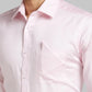 Park Avenue Men Red Structure Regular Fit Cotton Full Sleeve Ainsley Collar Shirt