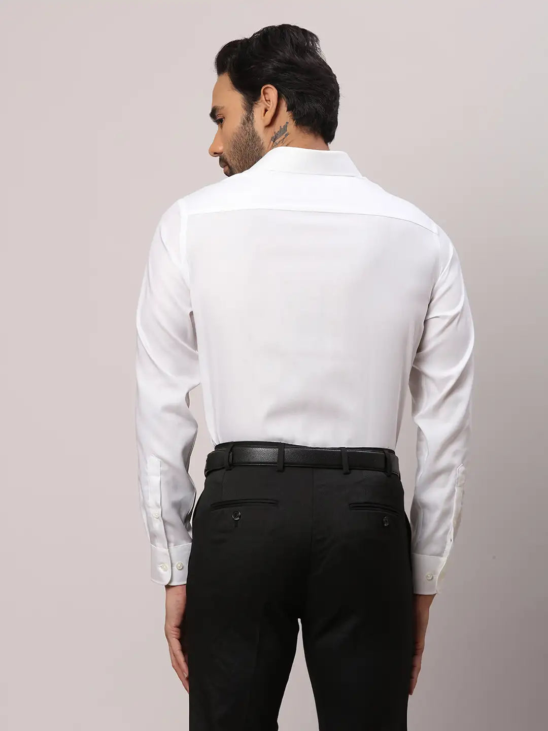 Men Slim Fit Black Trouser