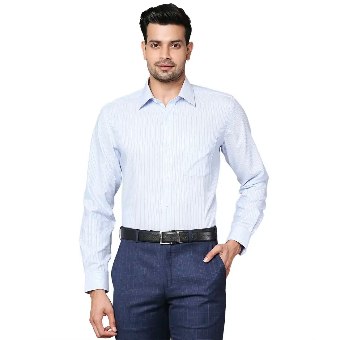 Men Regular fit Medium Violet Shirt