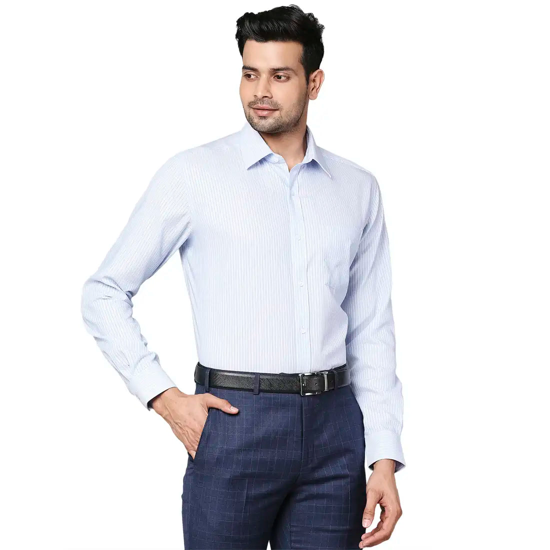 Men Regular fit Medium Violet Shirt