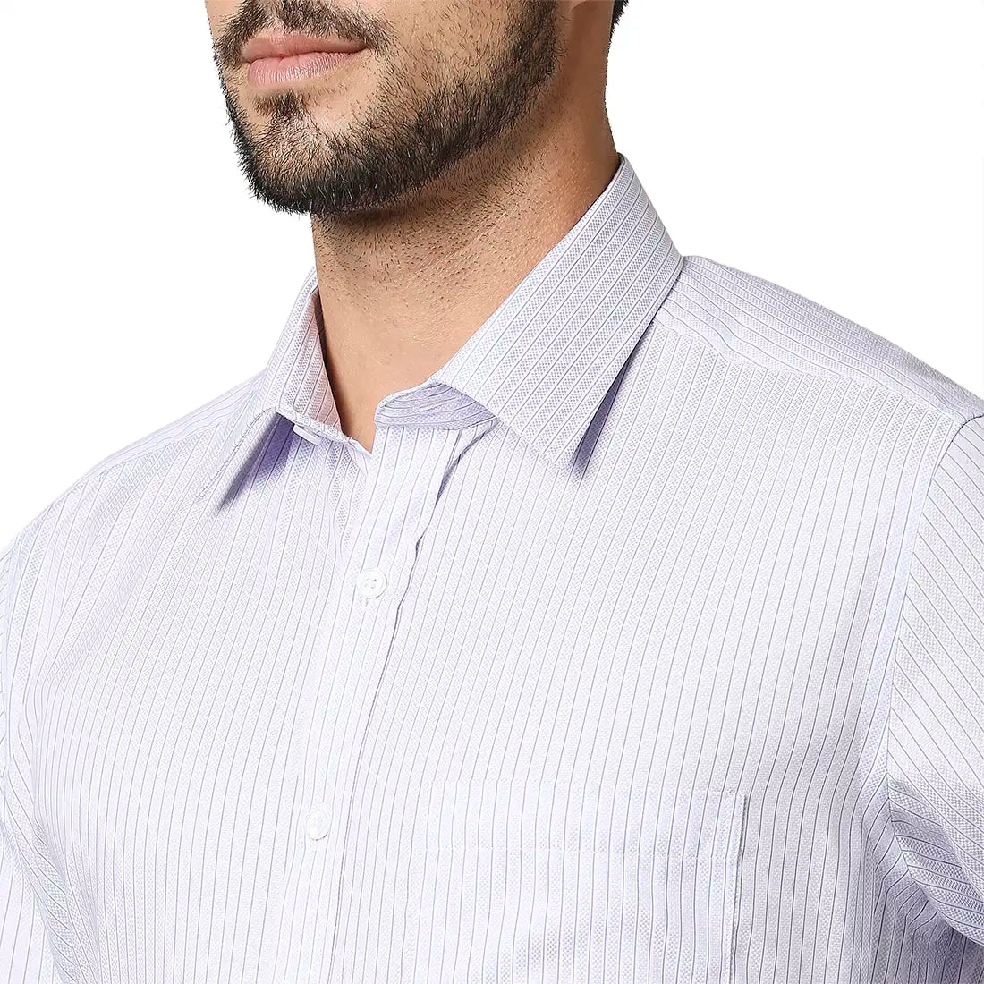Men Regular fit Medium Blue Shirt