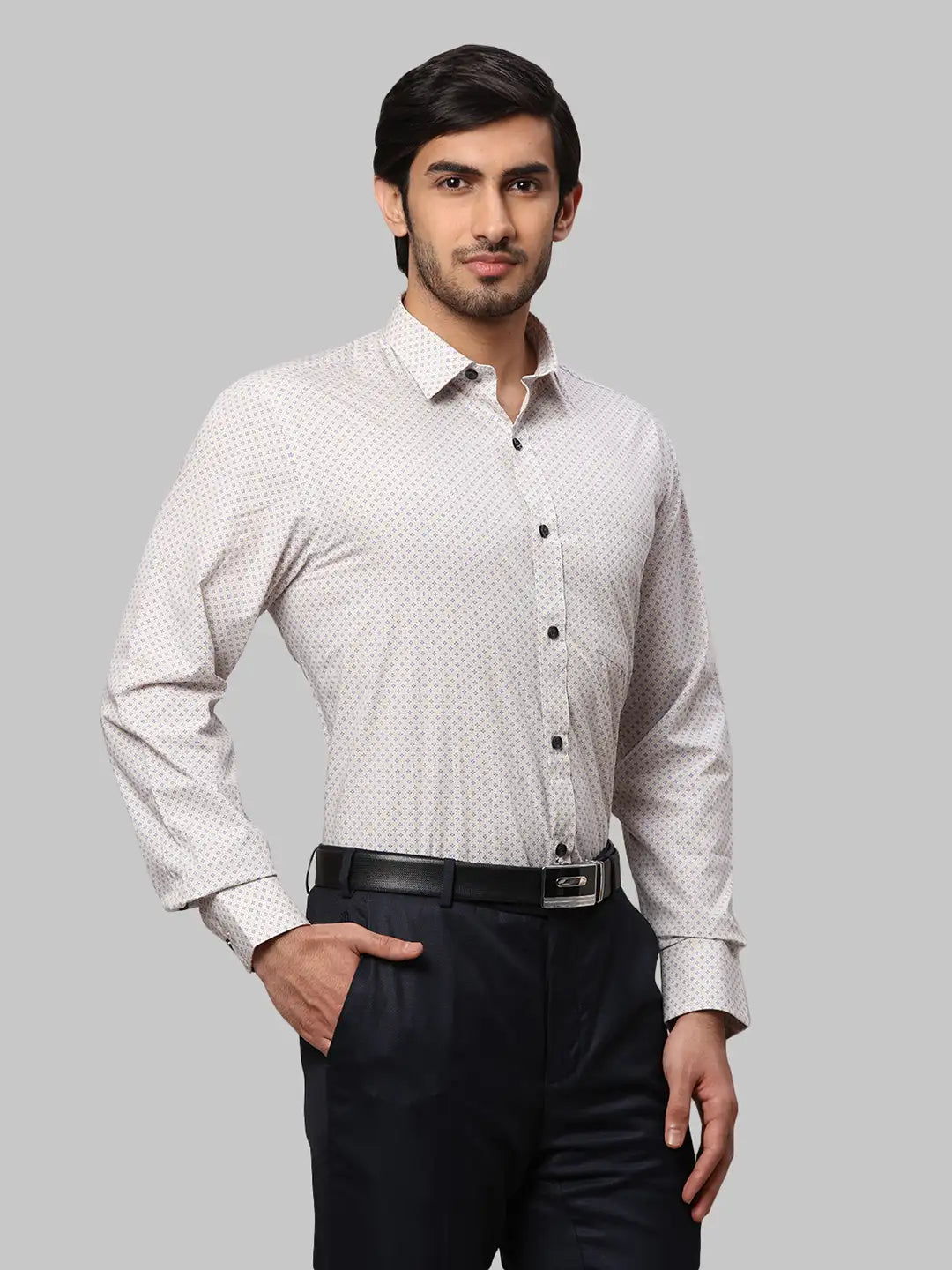 Men Regular Fit Pink Shirt