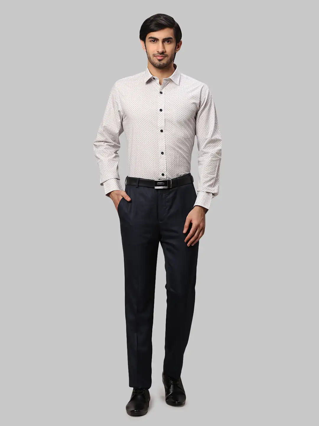Men Regular Fit Pink Shirt