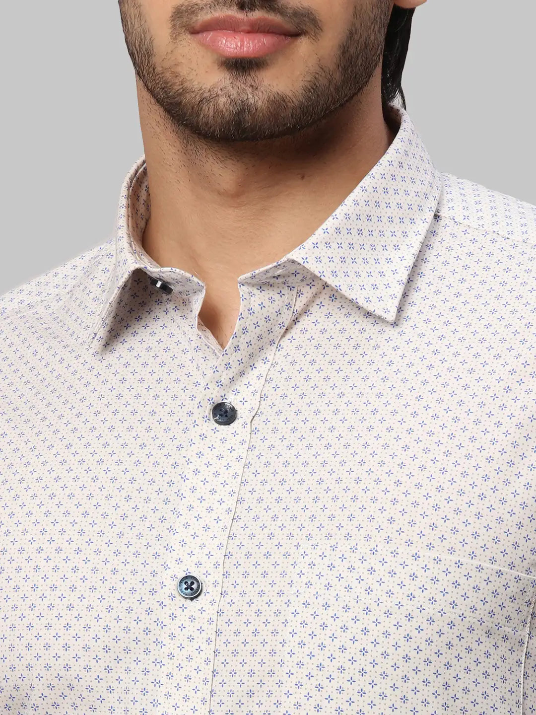Men Regular Fit Pink Shirt