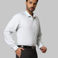 Men Slim Fit White Shirt