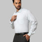 Men Slim Fit White Shirt